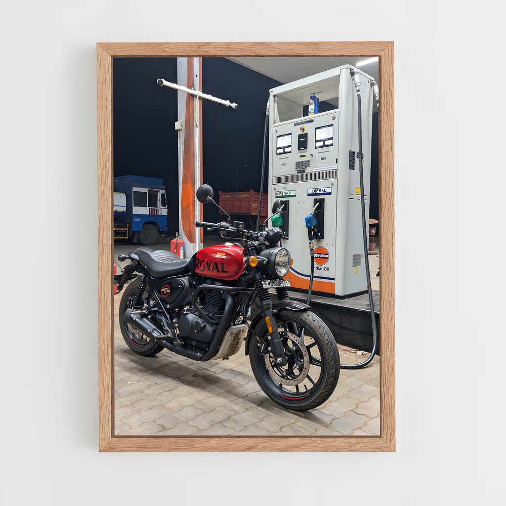 Poster Saga Majestueuse Enfield – affiche Royal Enfield (vue 4)